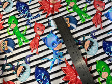 Load image into Gallery viewer, PJ Masks Organic Cotton Spandex Jersey Knit 250 gsm
